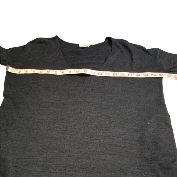 WILFRED FREE Rayon Poly Spandex Blend Knit Mini Dress / Tunic w/Pockets Sz XS - Picture 5 of 10